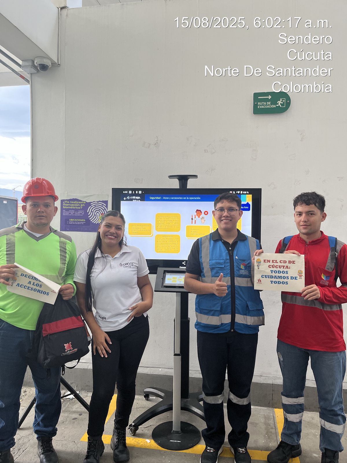 Evidencia de capacitación